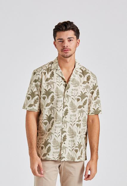 SUNSPEL Katie Scott Camp Collar Shirt White